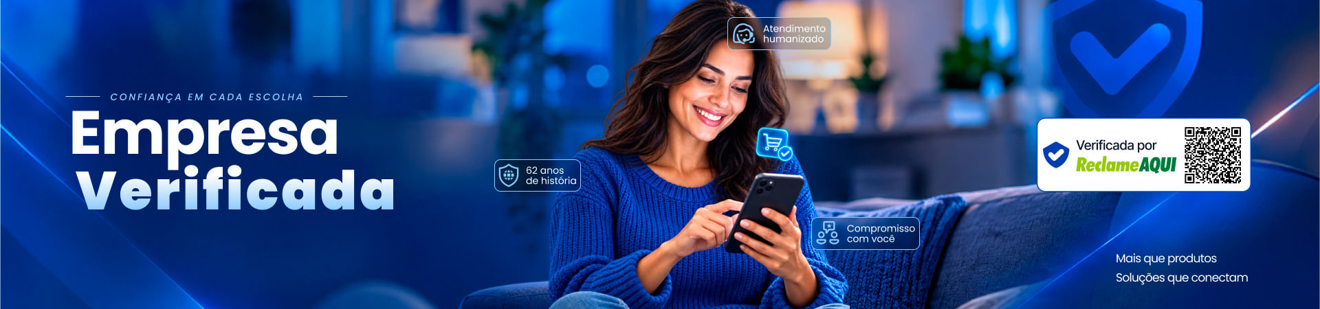 Acesse o perfil da Eletrônica Santana no Reclame Aqui